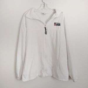 Team USA Olympic Committee 3/4 Zip Sweatshirt Size Large